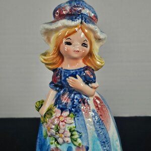 Vintage Ceramic Enesco Flower Girl Planter